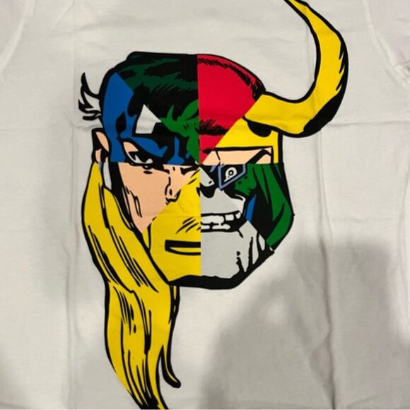 NEW Marvel Avengers Mashup Face T-Shirt - Picture 2 of 3